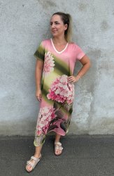 Giulia - Klänning -Blommor/Citroner  -  Nyhet