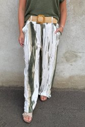 Reza  - Byxor - Batik - Khaki-  Nyhet