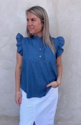 Jackie - Topp - Denim - Nyhet