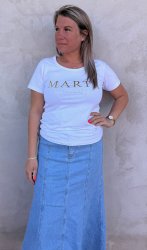 Jeanette - Tshirt - Marta - Vit- Nyhet