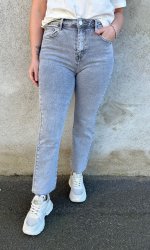 Jenna - Jeans - Flare - Grå - Nyhet