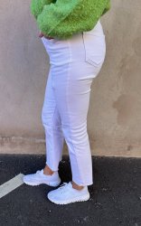 Jenna - Jeans - Flare - Vit- Nyhet