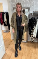 Julia- Kofta med smock - Guld/Glitter - Nyhet