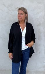 Julia- Cardigan kort - Svart- Nyhet