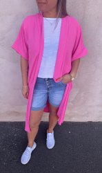 Julia- Cardigan - Bubblegum- Nyhet