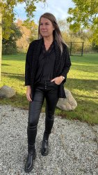 Carissma- Blazer - Glittrig- Svart