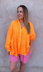 Kaylin - Skjorta - Orange -  Nyhet