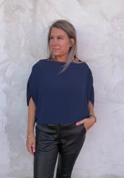 Kylie- Blus -Navy- Nyhet
