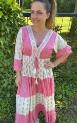 Lolo - Klänning - Rosa -  Nyhet