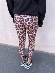 Lynn -  Leggings -Leopard  - Nyhet