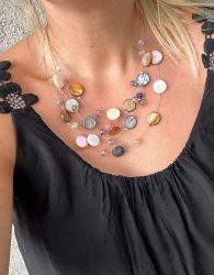 Malva - Halsband - Taupe - Nyhet