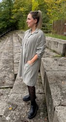 Lollo- Manchester Klänning - Taupe- Nyhet