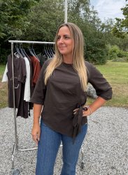 Mercella - Blus - Brun -  Nyhet
