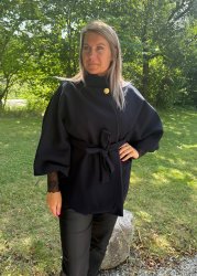 Maria - Poncho/Kappa- Navy - Nyhet