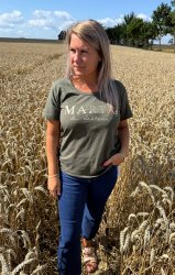 Jeanette - Tshirt - Marta - Khaki- Nyhet