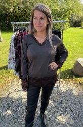 Melina - Topp - Spets - Choco - Nyhet