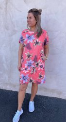 Miranda - Linnetunika Flower - Korall - Nyhet
