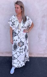My- Klänning - Mönster - Svart - Nyhet
