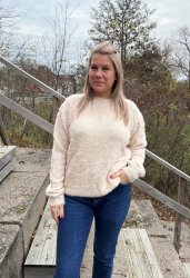 My - Stickad tröja - Cream - Nyhet