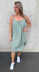 Nat - Klänning -Khaki - Nyhet