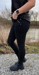 Ninni - Jeans med bling JW2320 - Svart - Nyhet