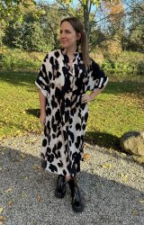 Noemi - Tunika -Leopard - Brun - Nyhet
