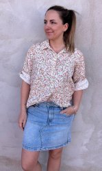 Palmira - Topp - Flower -Cream - Nyhet