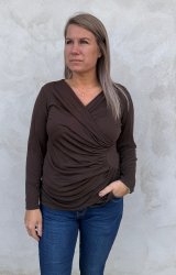 Primerose - Draperad topp - Choco - Nyhet