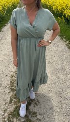 Sabine- Klänning - Khaki - Nyhet