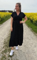 Sabine - Prickar - Klänning - Svart - Nyhet