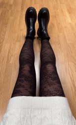 Strumpbyxor - BC Belle- Spets - Svart - Nyhet