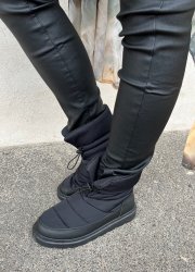 Sia - Puffer Boots - Sort - Ny