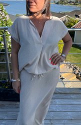 Mari- Topp - Beige - Nyhet