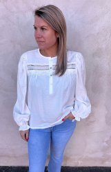 Vidar - Blus - Vit- Nyhet