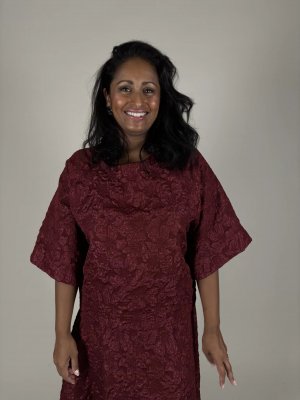 Alanna - Topp - Bordo - Nyhet