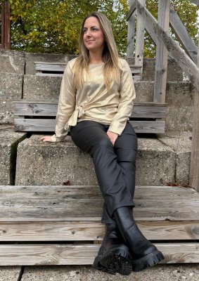 Bim - Topp med knyt - Guld- Nyhet