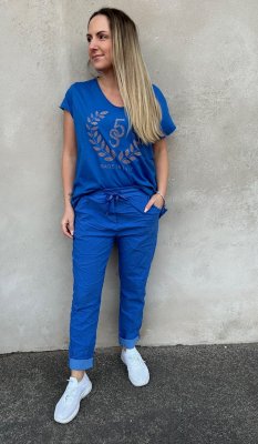 Lovisa - Tshirt - Tryck - Blå - Nyhet