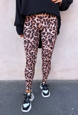 Lynn -  Leggings -Leopard  - Nyhet
