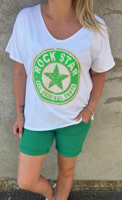 Star - Tshirt - Grön